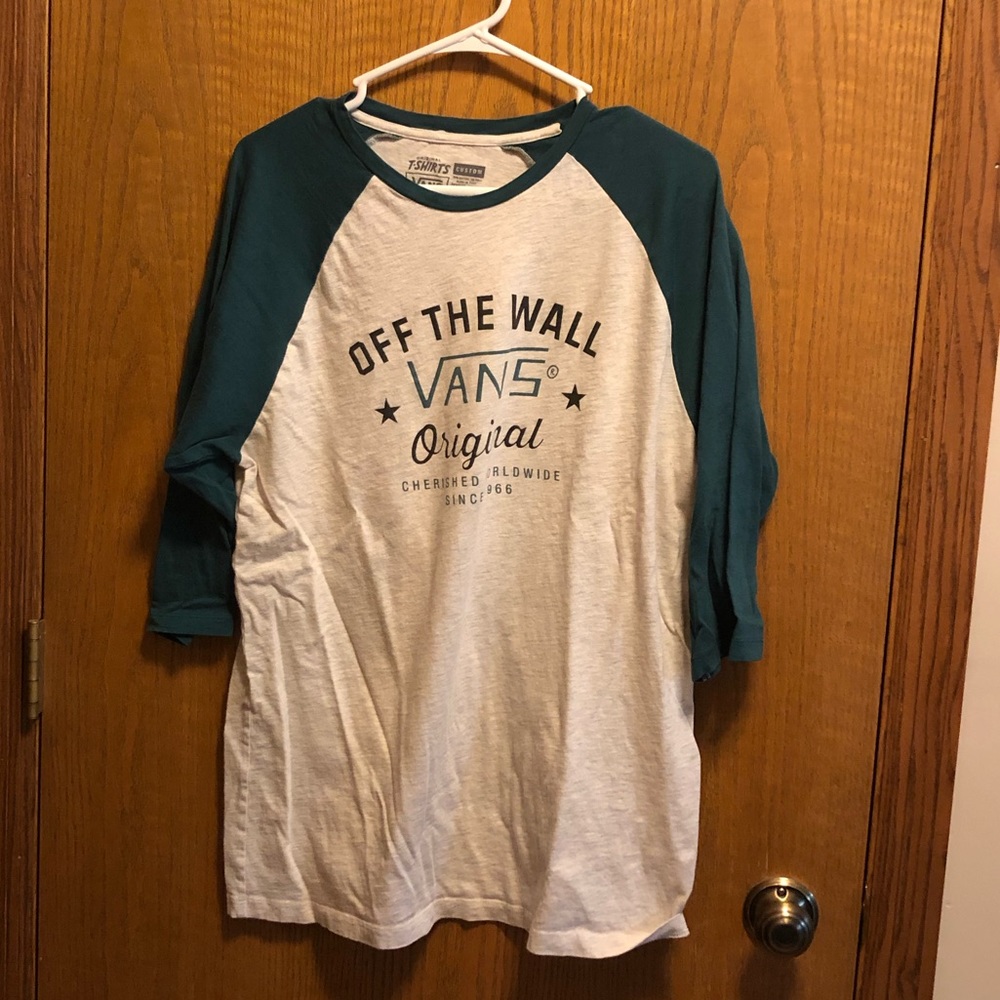 VANS Size Large Baseball Type T-Shirt